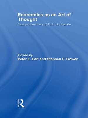 cover image of Economics as an Art of Thought